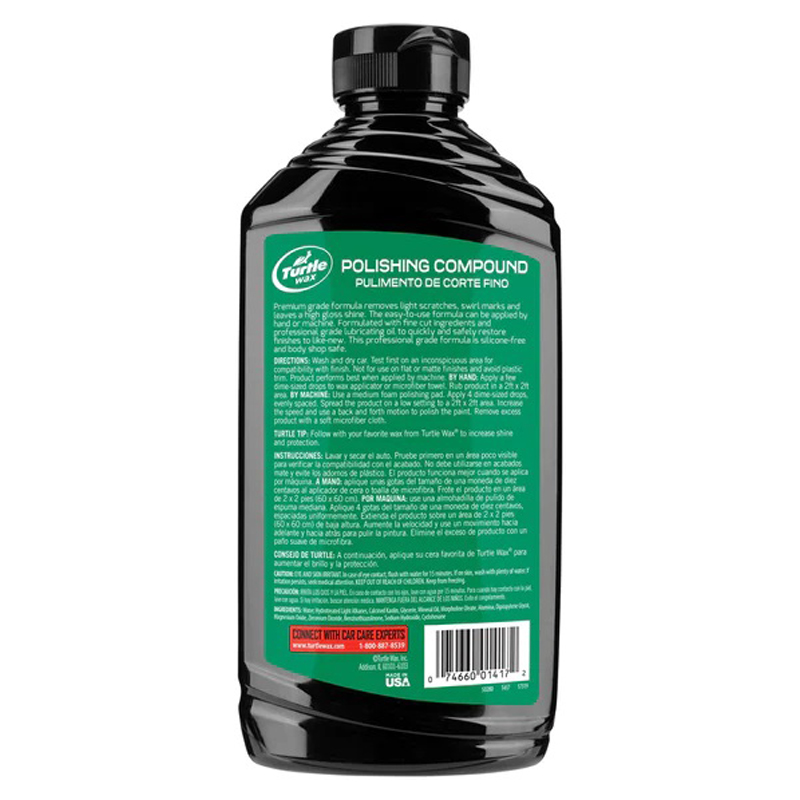مایع پولیش بدنه خودرو ترتل واکس مدلClean Finish Polishing Compound حجم 532 میلی لیتر پارت‌وین